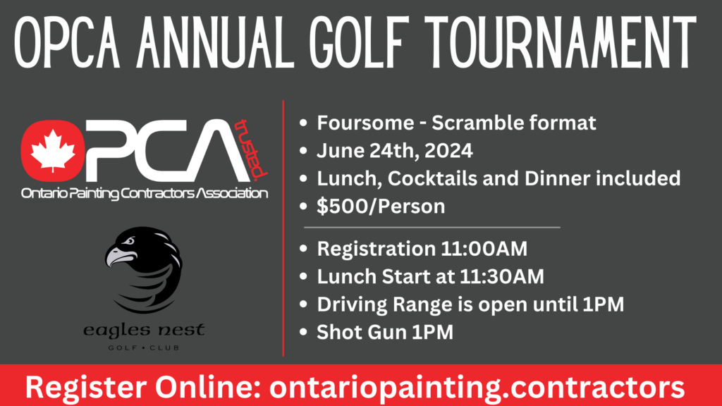 OPCA Annual Golf Tournament at Eagles Nest -June 24/2024